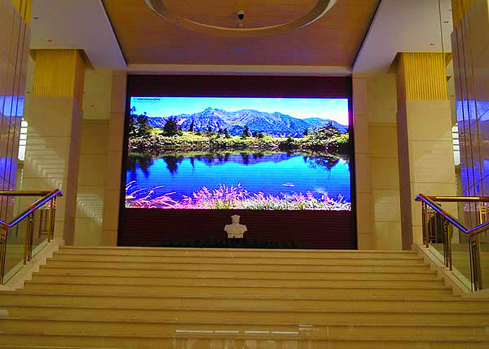 P3 ในร่ม HD LED วีดีโอ ผนัง ห้องประชุม LED ความสว่างสูง AC 110 / 220v ผู้ผลิต