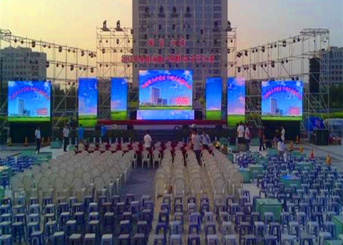 ประเทศจีน เช่าจอ LED RGB แบบอิเล็กทรอนิกส์ป้ายโฆษณาบิลบอร์ด P5.95 32 วัตต์คงที่สำหรับ Stage โรงงาน